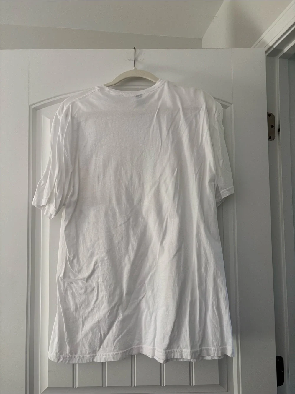 Gildan White Short-Sleeve Tee with Multicolor 